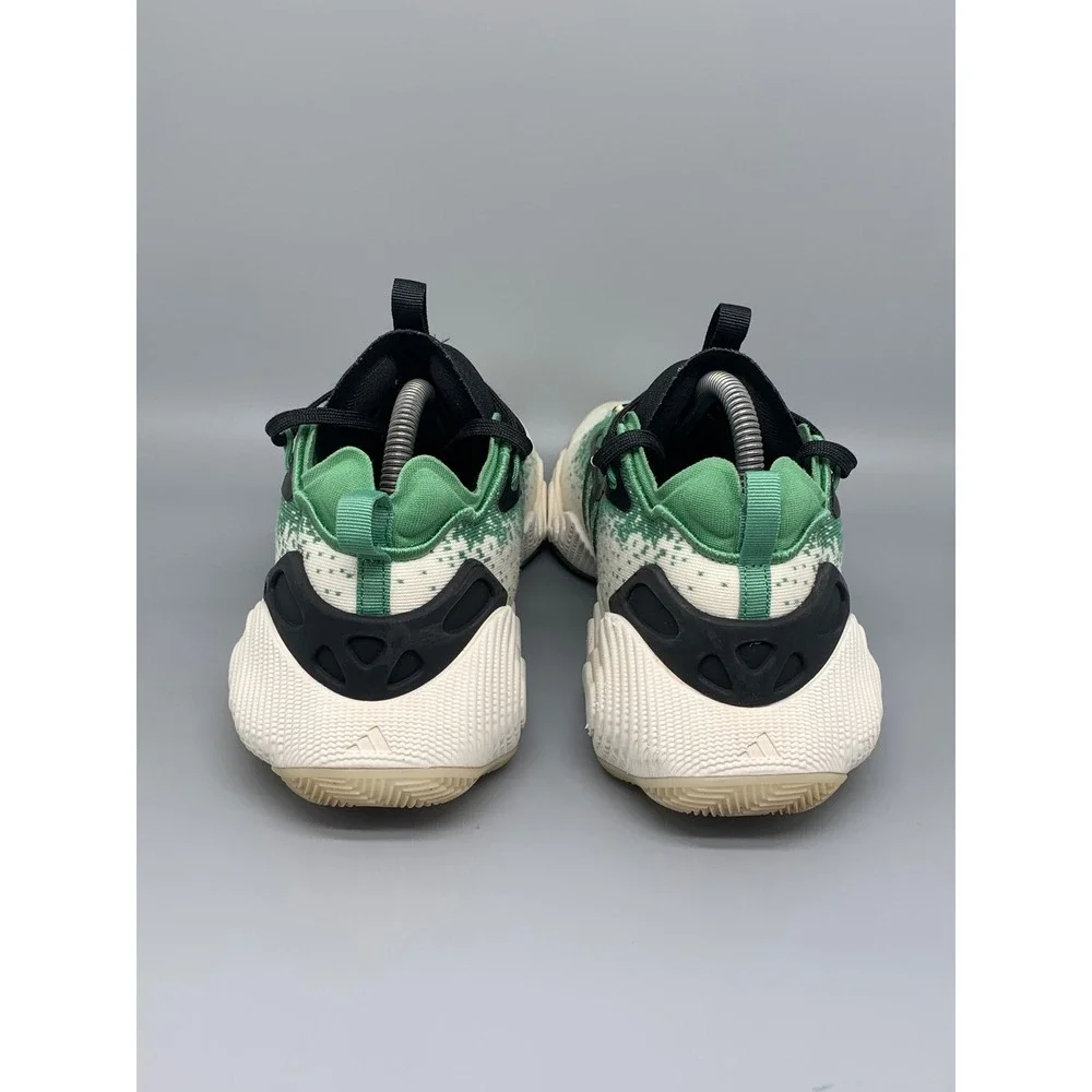 Adidas Trae Young 3 Green White Basketball Shoes IE7883 Men's Sz 6